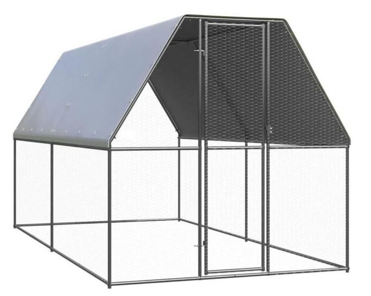 Buitenhok kippenhok kippenren 2x4x2 GRATIS VERZONDEN!, Dieren en Toebehoren, Pluimvee | Toebehoren, Nieuw, Kippenhok of Kippenren