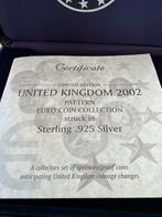 UK 2002 Pattern Euro Zilveren Munten Set, Postzegels en Munten, Ophalen of Verzenden, Overige waardes, Setje, Zilver