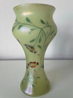 Loetz Arcadia Art Nouveau Antiek Boheems Uranium glas vaas, Verzenden