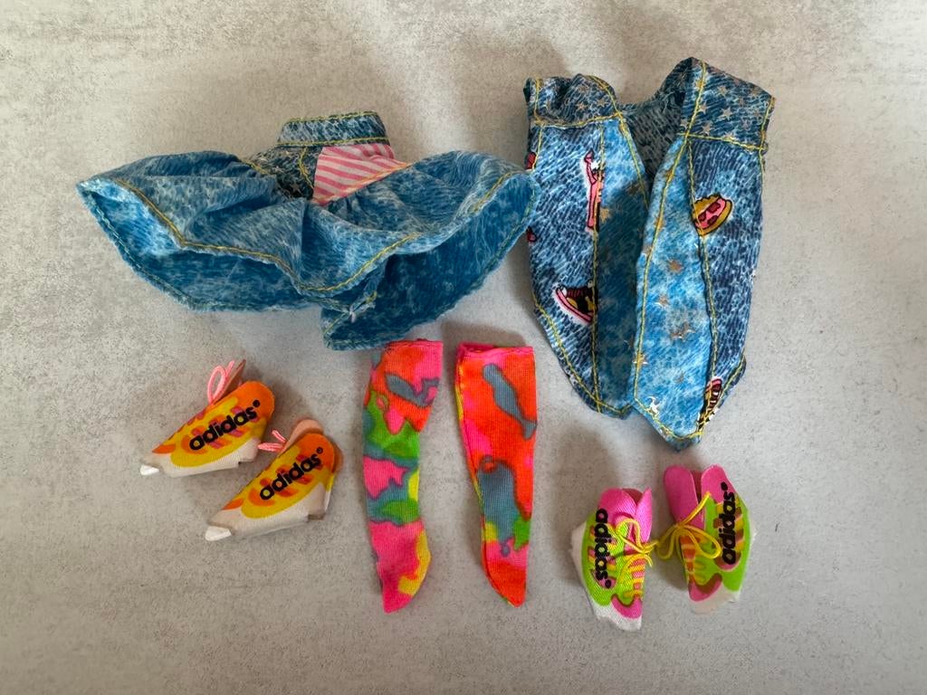 Barbie all american 1990 kleding en accessoires, Ophalen of Verzenden, Gebruikt, Accessoires
