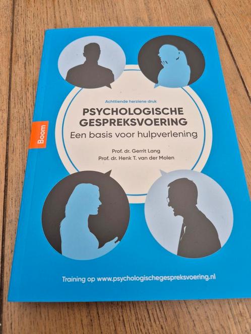 Gerrit Lang - Psychologische gespreksvoering vaktherapie, Boeken, Studieboeken en Cursussen, Zo goed als nieuw, HBO, Alpha, Ophalen of Verzenden