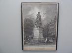 oude prent Amsterdam standbeeld Rembrandt, Antiek en Kunst, Verzenden
