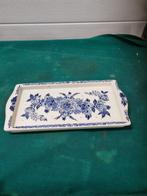 cakeschaal delfts blauw handgemaakt, Antiek en Kunst, Ophalen of Verzenden
