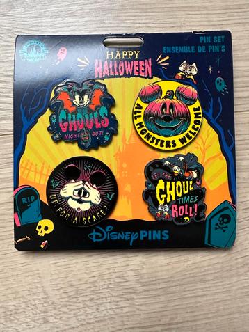 Disney Halloween Pin Set beschikbaar voor biedingen