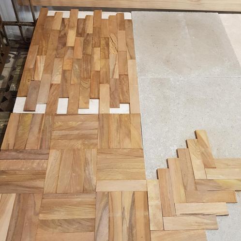 TEAK VLOER TAPIS VLOEREN massief teakhout, Huis en Inrichting, Stoffering | Vloerbedekking, Ophalen of Verzenden