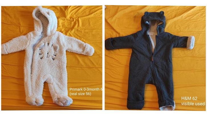 Set van 2 baby pakjes maat 56/62, Kinderen en Baby's, Babykleding | Maat 62, Gebruikt, Jongetje of Meisje, Pakje, Ophalen of Verzenden