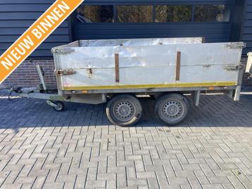 Plateauwagen aanhanger aanhangwagen tandemasser 2000 kg beschikbaar voor biedingen
