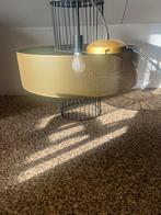 Mooie lamp goud/ zwart, Huis en Inrichting, Lampen | Lampenkappen, Zwart, Rond, Ophalen of Verzenden, Zo goed als nieuw