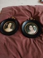 Prachtige lijstjes met dames, Antiek en Kunst, Ophalen of Verzenden