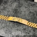 21k gouden armband Rolex schakel versace, Sieraden, Tassen en Uiterlijk, Ophalen of Verzenden, Nieuw, Goud