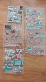 Scrapbook Stempels - Gebruikt, Hobby en Vrije tijd, Verzenden