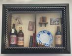 Te koop vintage wijn diorama, Ophalen of Verzenden