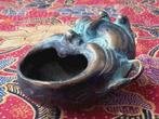 Mooi zwaar antiek offerpotje uit Indonesië van brons 8 cm., Antiek en Kunst, Ophalen of Verzenden