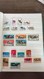 Postzegels met paarden - o.a. Mongolië, DDR, Rwanda, IJsland, Postzegels en Munten, Postzegels | Volle albums en Verzamelingen