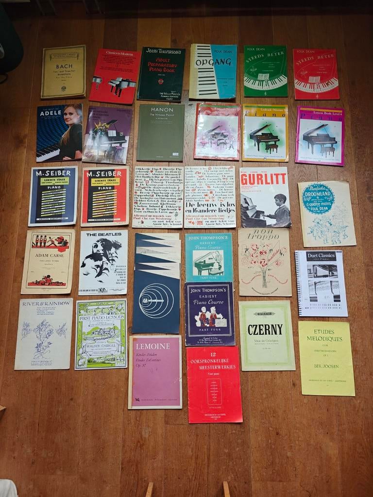 Pianoboeken beginner, Muziek en Instrumenten, Bladmuziek, Ophalen of Verzenden, Gebruikt, Les of Cursus, Klassiek