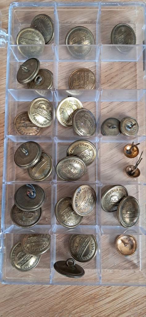 Vintage NS Spoorweg Uniformknopen - 28 stuks, Antiek en Kunst, Antiek | Kleding en Accessoires, Dames, Heren, Ophalen of Verzenden