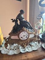 Antieke Franse pendule met beeld, Ophalen