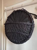Mooie rotan rieten hangmand planten Bloemen muurhanger, Huis en Inrichting, Ophalen, Gebruikt