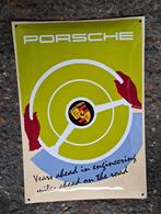 Porsche emaillen reclame bord retro decoratie, Verzamelen, Merken en Reclamevoorwerpen, Ophalen of Verzenden, Zo goed als nieuw