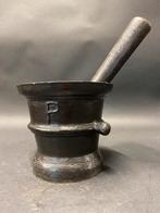 19 eeuwse Bronzen vijzel stamper /P, Antiek en Kunst, Antiek | Koper en Brons, Ophalen of Verzenden, Brons
