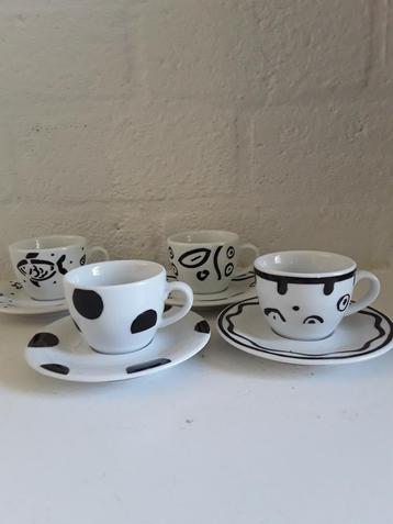 KAHLA Germany, 4x Kop en Schotel Espresso,  Design  beschikbaar voor biedingen