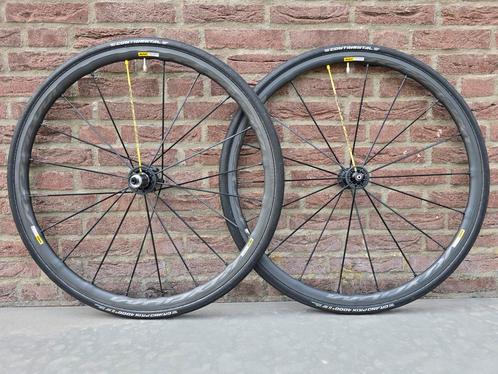Z.g.a.n. Mavic Ksyrium Pro Exalith wielset, Fietsen en Brommers, Fietsonderdelen, Zo goed als nieuw, Racefiets, Wiel, Ophalen