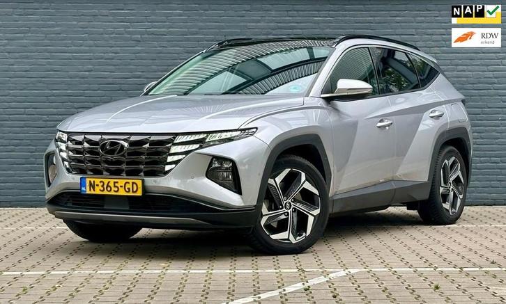 Hyundai Tucson 1.6 T-GDI PHEV PremiumSky 4WD 2 jaar garantie, Auto's, Hyundai, Bedrijf, Te koop, Tucson, 360° camera, 4x4, ABS