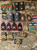 Militaire landmacht uniform emblemen KL, Embleem of Badge, Nederland, Landmacht, Verzenden