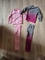 2x thermokleding set maat 110-116, Kinderen en Baby's, Ophalen of Verzenden, Gebruikt, Meisje