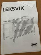 Ikea Leksvik ledikant Als nieuw Met matras, Ophalen, Zo goed als nieuw, Minder dan 140 cm, Matras
