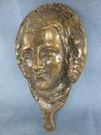 Empire - ornament van vrouwen hoofd in brons – ca. 1800, Ophalen of Verzenden, Brons