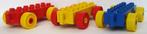 Lego Duplo Wagon/ Kar  Rood Geel Blauw Oranje Groen p/st € 1, Ophalen of Verzenden, Zo goed als nieuw, Duplo