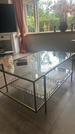 Salontafel riverdale koper/goud kleurig glas, Huis en Inrichting, Tafels | Sidetables, Ophalen of Verzenden, Zo goed als nieuw
