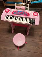 Roze speelgoed keyboard, Kinderen en Baby's, Jongen of Meisje, Zo goed als nieuw, Ophalen