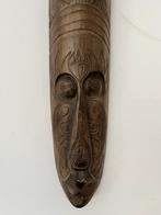 LOT:2508B-Afrikaans tribal masker houtsnijwerk L100cm, Ophalen of Verzenden