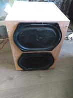 Kef Ovale Sub B139 met radiator., Audio, Tv en Foto, Luidsprekers, Overige merken, Gebruikt, Subwoofer, Ophalen of Verzenden