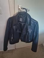 Nieuwe Zwarte  leren Jasje - Maat M, Maat 38/40 (M), Primark, Zwart, Nieuw