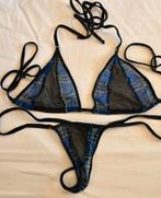 Wicked Weasel Blauw Zwarte Bikini maat M nieuw, Kleding | Dames, Badmode en Zwemkleding, Verzenden, Zo goed als nieuw, Blauw, Bikini