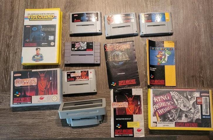 Super Nintendo Games - Diverse Collectie!, Spelcomputers en Games, Games | Nintendo Super NES, Gebruikt, Avontuur en Actie, 1 speler