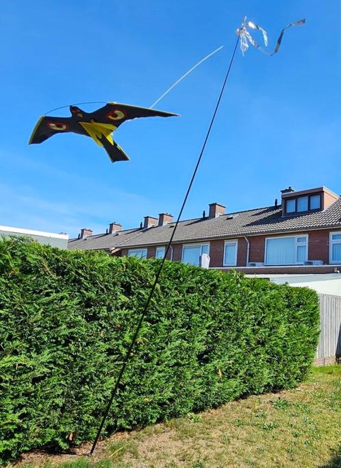 Vogelverschrikker van Vulpes Goods + glinsterend lint, Tuin en Terras, Bestrijdingsmiddelen, Zo goed als nieuw, Overige soorten