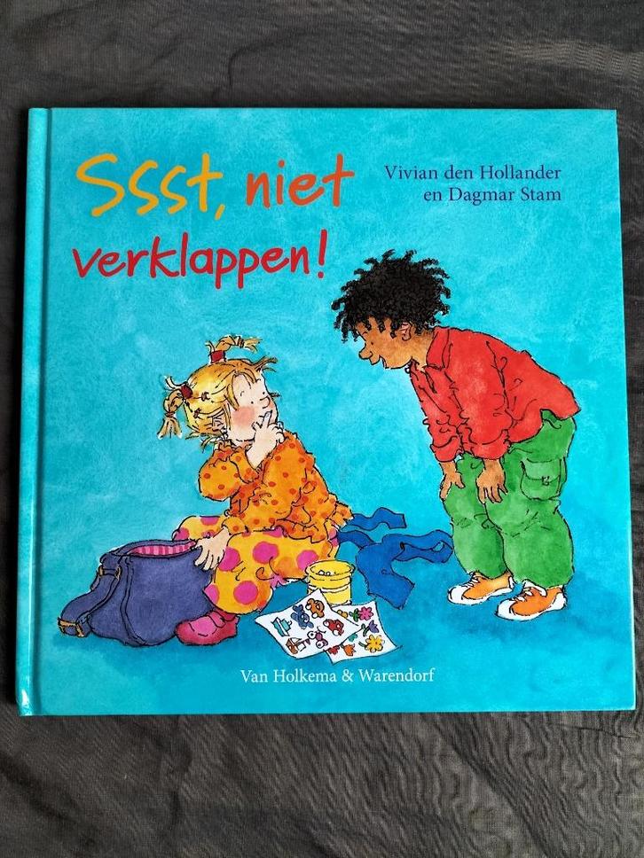 Vivian den Hollander - Ssst, niet verklappen!, Boeken, Kinderboeken | Kleuters, Zo goed als nieuw, Fictie algemeen, Jongen of Meisje
