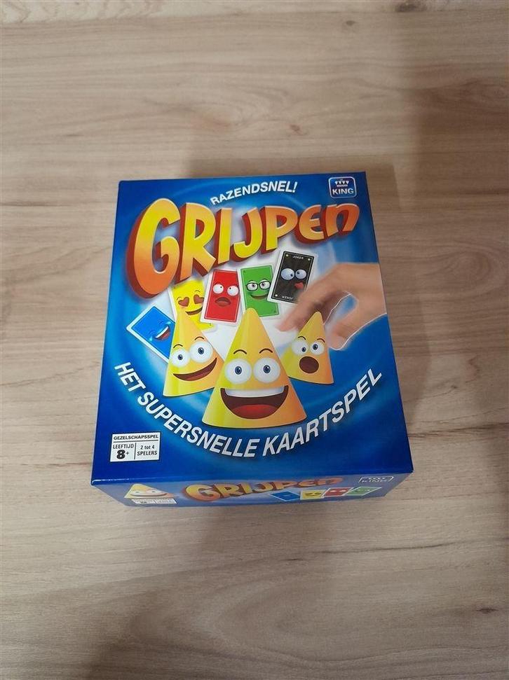 Grijpen - Razendsnel het supersnelle kaartspel - s3947, Hobby en Vrije tijd, Gezelschapsspellen | Bordspellen, Zo goed als nieuw