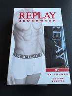 Replay Boxershorts 2-pack XL Zwart, Kleding | Heren, Ondergoed, Ophalen of Verzenden, Zwart, Replay, Boxer