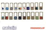 ka 9  Markclips Promoclips Papierklemmen 20 X verschillende, Verzamelen, Overige Verzamelen, Verzenden, Zo goed als nieuw