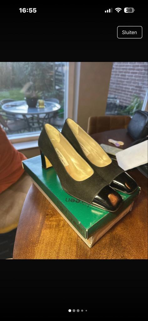 Vintage Hakken Antonio Paolo, Kleding | Dames, Schoenen, Gedragen, Pumps, Zwart, Ophalen of Verzenden