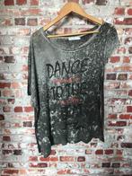 Only grijze top t-shirt a-symetrisch small 36, Grijs, Ophalen of Verzenden, Zo goed als nieuw, Maat 36 (S)