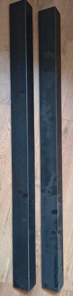 Overzet vensterbank 2x151,5cm hardsteen Nero Assoluto Gezoet, Doe-het-zelf en Verbouw, Plinten en Afwerking, Ophalen, Hardsteen