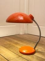 Vintage jaren 70 Massive bureaulamp oranje, Bauhaus stijl, Huis en Inrichting, Lampen | Tafellampen, Ophalen, Gebruikt, Bauhaus