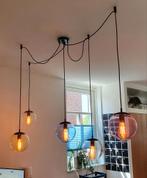 Qazqa Pallon hanglamp eettafel, Huis en Inrichting, Lampen | Hanglampen, Ophalen, Zo goed als nieuw, Glas, 50 tot 75 cm