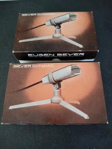 Beyer Dynamic M55 LM microfoons vintage nieuw! beschikbaar voor biedingen